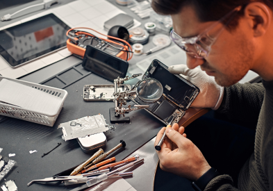iPhone screen repair service at Al Barsha Electronics LLC, Al Barsha 1, Dubai